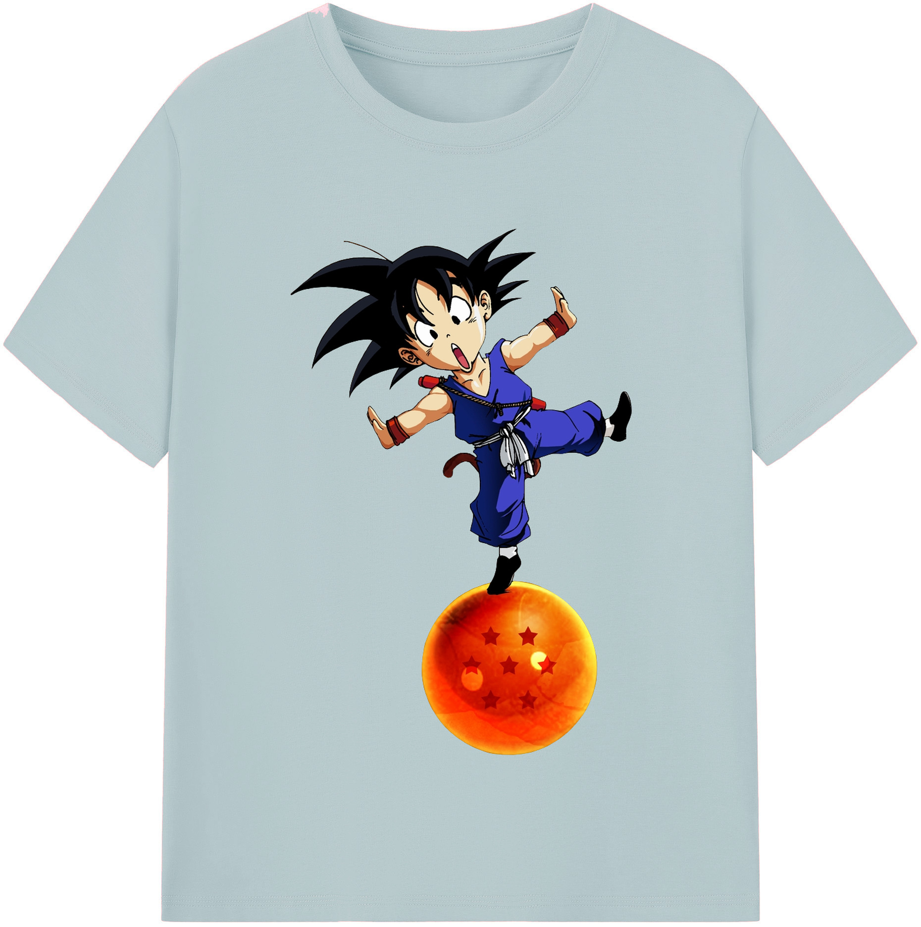 （画像用） ドラゴンボール 孫悟空（そん ごくう）Son Goku カカロット DRAGON BALL Kakarotto 綿100％半袖Tシャツ（フロントプリント）
